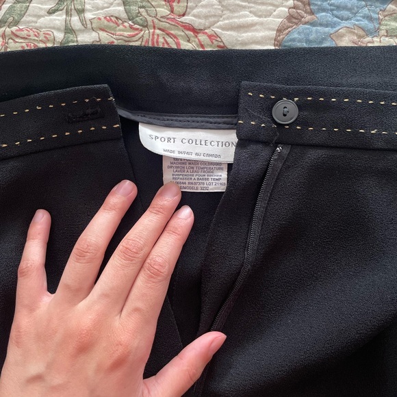 Black Cropped Trousers - Picture 5 of 7